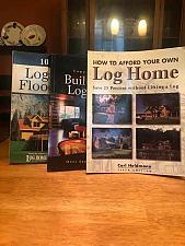 Buy 100 Best Log Home Plans by Roland Sweet, plus 2 Books on Building Log Homes