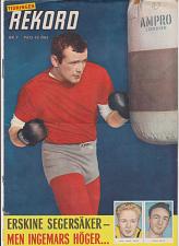 Buy Rare 1958 Swedish Rekord Journal CARMEN BASILLO Boxing Card Uncut Cover
