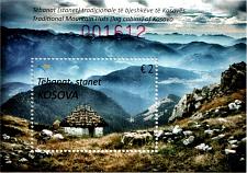 Buy Kosovo Stamps 2022. Traditional Mountain Huts. Sheep. Block MNH