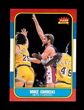 Buy 1986 Fleer Basketball #38 Mike Gminski New Jersey Nets NM-MT