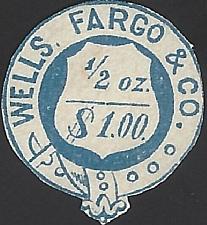 Buy US Scott #143L6 1861 Wells Fargo Stamp
