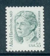 Buy 2940 55c Alice Hamilton Fine MNH Plt/4 LL B3 F15341