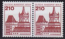 Buy GERMANY BERLIN [1978] MiNr 0589 ( **/mnh ) [01] Burgen Schlösser 2er