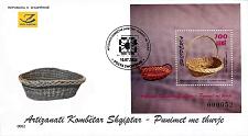 Buy Albania Stamps 2023. National Handicrafts - Straw weaving. FDC Block MNH