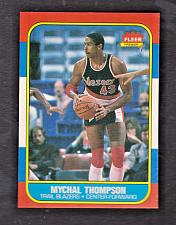 Buy 1986 Fleer Basketball #111 Mychal Thompson Trailblazers NM-MT