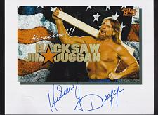 Buy Hacksaw Jim Duggan WWE WCW Wrestler Signed 8x10 Glossy Photo
