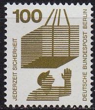 Buy GERMANY BERLIN [1971] MiNr 0410 ( **/mnh ) Unfall