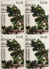 Buy Kosovo Stamps 2022. Flora: Healing plants. Portulaca. Block of 4 MNH