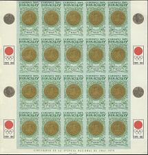 Buy Paraguay Scott #858-865 Set of MNH Souvenir Sheets 1965 Olympic & Paraguay Medal