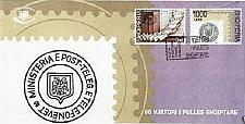 Buy Albania 2003. 90 ANNIVERSARY OF ALBANIAN STAMP. FDC MNH