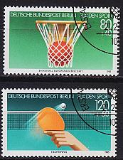 Buy GERMANY BERLIN [1985] MiNr 0732-33 ( O/used ) [01] Sport Ersttag