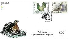 Buy Kosovo stamps 2016. Fauna: Wild hen, Capricalle tetrau. FDC MNH.