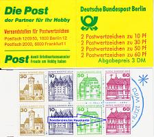 Buy GERMANY BERLIN [Markenheft] MiNr 12 ca VIII ( **/mnh ) Plattenfehler mit 611