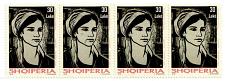 Buy Albania Stamps 2018. Art, Drawing: Girl, 30 L. Strip of four. MNH