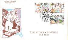 Buy Albania Stamps 1995. 300th anniv. Jean de La Fontaine. FDC Set Mich. 2576-2578