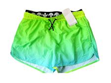 Buy A0315 Bershka NEW Women's Green Build-In Mesh Brief Pockets Track Running Shorts