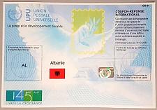 Buy Albania - NEW International Reply Coupon IRC. From UPU. Canceled or not