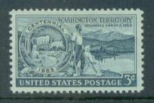 Buy 1019 3c Washington Territory Fine MNH Plt/4 UL 24762 F12955