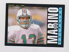 Buy 1985 Topps #314 Dan Marino NM/MT Dolphins
