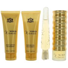 Buy Gold by New Brand, 4 Piece Gift Set for Women