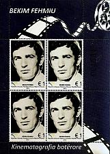 Buy Kosovo Stamps 2013. World Cinematography - Bekim Fehmiu. Actor. Sheet MNH
