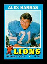 Buy 1971 Topps #41 Alex Karras Lions NM-MT