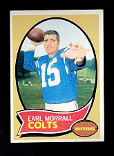 Buy 1970 Topps #88 Earl Morrall Colts Pack Fresh NM-MT