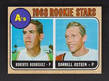 Buy 1968 Topps #199 A’s Rookie Stars Roberto Rodriguez and Darrell Osteen NM-MT