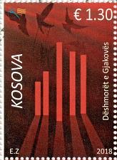 Buy Kosovo Stamps 2018. Martyrs of Gjakova. Dove. Birds. Set MNH