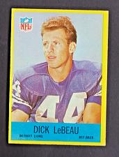 Buy 1967 Philadelphia Football Dick LeBeau #66 NM-MT Detroit Lions HOF