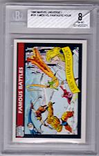 Buy 1990 Marvel Universe #101 X-Men Vs. Fantastic Four BGS 8 NM-MT Corner Crack Case