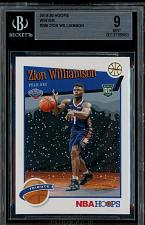 Buy 2019-20 Panini Hoops Winter #296 Zion Williamson Pelicans Rookie BGS 9 Mint