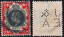 Buy ENGLAND GREAT BRITAIN [1902] MiNr 0114 ( O/used ) [04] Firmenlochung perfin