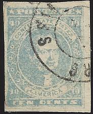 Buy US Scott CSA #2 Used VF 10 Cent 1861-1862 Thomas Jefferson Stamp CV 180.00