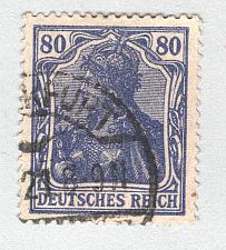Buy Germany 128 1920 Germania 80pf Used (BP88838)