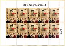 Buy Kosovo Stamps 2017. Martin Luther. 500th Anniversary of Reformation. Sheet MNH Buy Kosovo Stamps 2017. Martin Luther. 500th Anniversary of Reformation. Sheet MNH