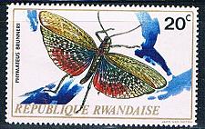 Buy Rwanda 495 Unused Butterfly (R0272)