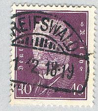 Buy Germany 379 Used von Hindenburg 1928 (BP58139)