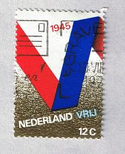 Buy Netherlands Used Postal Service blue and red 12 (BP87422)