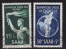 Buy GERMANY Saar [1952] MiNr 0314-15 ( O/used ) [02] Olympia