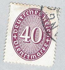 Buy Germany O78 Used Numeral 40 1927 (BP59104)