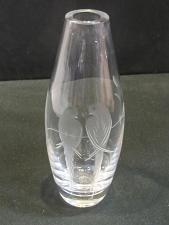 Buy Cut Glass vase Lenox USA crystal loving birds