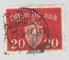 Buy Norway O37 Coat of Arms Used (BP93431)