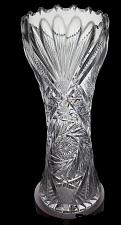 Buy ABP Cut glass corset vase antique