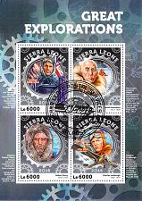Buy Sierra Leone 2016 Sheet Explorers Peary Lindburg Amendsen 4 values (TS0120)
