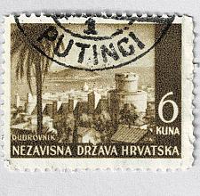 Buy Croatia Croatia 40 Dubrovnik Castle 1941 Used (BP91528)