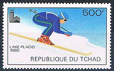 Buy Chad 386 Unused Skier 1979 CV 4.50 (HV0270)