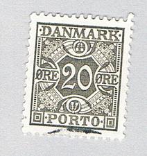 Buy Denmark J18 Used Numeral 20 1930 CV 5.00 (BP74726)