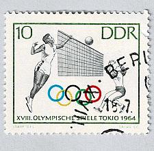 Buy Germany DDR Olympics volleyball green 10 Used (BP91512)