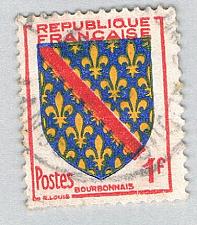 Buy France 736 Used Bourbannaise 2 1954 (BP58035)